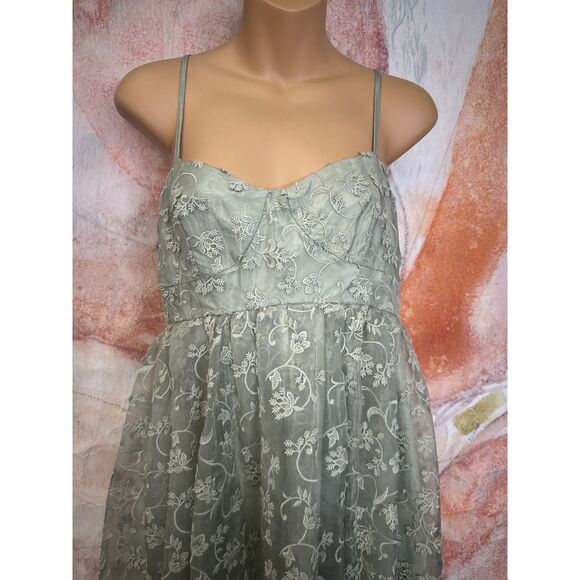 Anthropologie BHLDN Isadora Organza Midi Dress - Picture 7 of 9